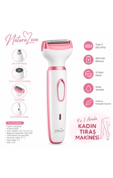 Naturalove 4'ü 1 Arada Kadın Tıraş Makinesi