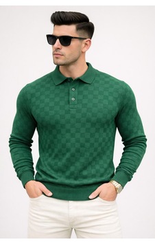 Pantoloncu Ali Polo Yaka Kazak Yeşil Pantoloncu Ali Polo Yaka Kazak Yeşil
