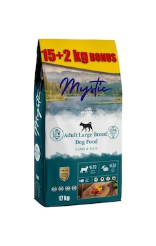 Mystic Az Tahıllı Kuzu Etli Büyük Irk Yetişkin Köpek Maması 17 KG
