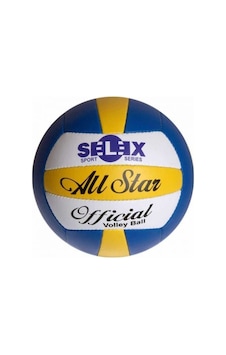 Selex All Star No 5 Dikişli Voleybol Topu Mavi Sarı Mavi - Sarı