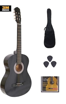 4/4 Tam Boy Klasik Gitar Siyah 4/4 Tam Boy Klasik Gitar Siyah