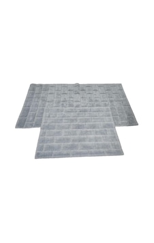 Banyo Paspası Klozet Set 2'li Erguvan Gri Desenli Banyo Paspası Klozet Set 2'li Erguvan Gri Desenli