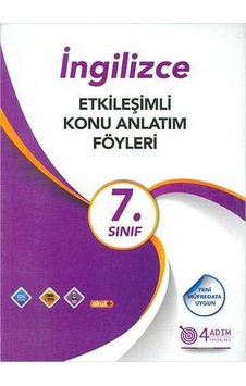 4 Adım 7.Sınıf Ingilizce Etkileşimli Konu Anlatım Föyleri 4 Adım 7.Sınıf Ingilizce Etkileşimli Konu Anlatım Föyleri