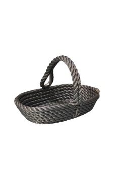 Kulplu Eşya Sepeti (Oval) | Gri Diğer
