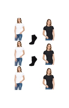 Tutku Elit Elit 6'lı Paket Bisiklet Yaka Elastan Kısa Kollu Atlet/badi 2 Çift Bambu Patik Çorap Hediyeli Diğer Tutku Elit Elit 6'lı Paket Bisiklet Yaka Elastan Kısa Kollu Atlet/badi 2 Çift Bambu Patik Çorap Hediyeli Diğer
