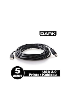 Dark Usb 2.0 5M Printer Ve Data Kablosu B-Tip DK CB USB2PRNL500 Dark Usb 2.0 5M Printer Ve Data Kablosu B-Tip DK CB USB2PRNL500