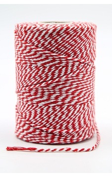 Beyaz Kırmızı İki Renkli Marteniçka- Paket İpi (2-3mm-200g ) 10 Mt Beyaz Kırmızı İki Renkli Marteniçka- Paket İpi (2-3mm-200g ) 10 Mt