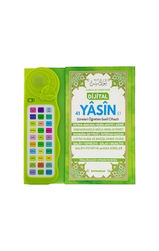 Sesli Yasini Şerif Ögreten Cihaz Sesli Yasin Kitaplı Yeşil Sesli Yasini Şerif Ögreten Cihaz Sesli Yasin Kitaplı Yeşil