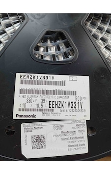 Eehzk1v331v 330mf 35v 10x10.5 Smd Kondansatör 35 Adet Eehzk1v331v 330mf 35v 10x10.5 Smd Kondansatör 35 Adet