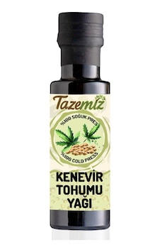 Tazemiz Soğuk Sıkım Kenevir Tohumu Yağı 100 ML Tazemiz Soğuk Sıkım Kenevir Tohumu Yağı 100 ML