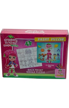 Laço Kids Çilek Kız Boyamalı Puzzle Ck7880 Laço Kids Çilek Kız Boyamalı Puzzle Ck7880