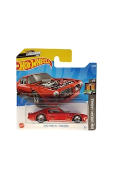 Hot Wheels 1970 Pontiac Firebird - Hw Dream Garage Kırmızı 1/64 Diecast Model Araba Çok Renkli