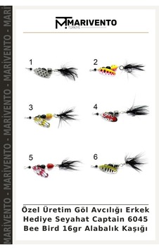 Özel Üretim Göl Avcılığı Erkek Hediye Seyahat Captain 6045 Bee Bird 16gr Alabalık Kaşığı Özel Üretim Göl Avcılığı Erkek Hediye Seyahat Captain 6045 Bee Bird 16gr Alabalık Kaşığı