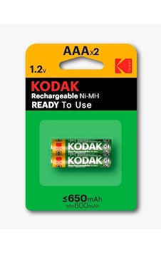 KODAK 650 Mah Şarjlı 2'li Ince Pil KODAK 650 Mah Şarjlı 2'li Ince Pil