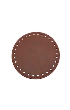 Angel Çanta Aksesuar Taba Renk 16 Cm Yuvarlak Taban Plaka Angel Çanta Aksesuar Taba Renk 16 Cm Yuvarlak Taban Plaka