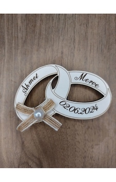 Lavanta Tasarım 25 Adet Nişan Nikah Hatıra Yüzük Magnet Lavanta Tasarım 25 Adet Nişan Nikah Hatıra Yüzük Magnet