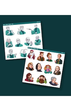 2 Li Sticker Set Harry Potter Karakterleri Emoji Süsleme Etiket Çıkartmaları Karakter Emoji Seti Telefon Etiketi Sarı 2 Li Sticker Set Harry Potter Karakterleri Emoji Süsleme Etiket Çıkartmaları Karakter Emoji Seti Telefon Etiketi Sarı