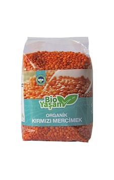 Bio Yaşam Organik Kırmızı Mercimek 1 KG