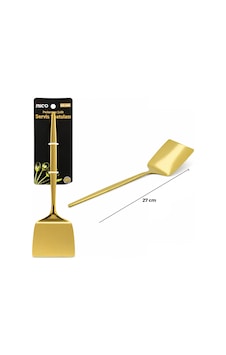 Büro Ev Ofis Mutfağı İçin 27cm Golden Metal Servis Spatulası Diğer Büro Ev Ofis Mutfağı İçin 27cm Golden Metal Servis Spatulası Diğer