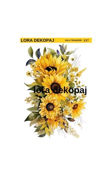 Lora Dekopaj Sulu Transfer Kağıdı - 157 25 35 Cm Lora Dekopaj Sulu Transfer Kağıdı - 157 25 35 Cm