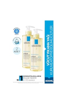 La Roche Posay Lipikar AP+ Cleansing Oil 2 x 400 ML La Roche Posay Lipikar AP+ Cleansing Oil 2 x 400 ML