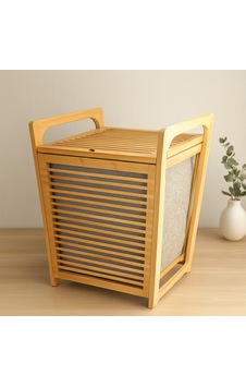 Bambu Kirli Çamaşır Sepeti 40x35x60 Cm Belirtilmemis Bambu Kirli Çamaşır Sepeti 40x35x60 Cm Belirtilmemis
