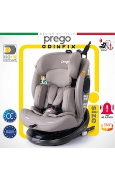 Prego Odinfix Alarmlı 360 Derece Dönebilen -0-36 Kg - I- Size Belgeli - Top Tetherlı Oto Koltuğu Prego Odinfix Alarmlı 360 Derece Dönebilen -0-36 Kg - I- Size Belgeli - Top Tetherlı Oto Koltuğu