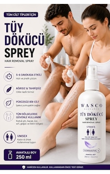Tüy Dökücü Krem Sprey 250 Ml Kadın & Erkek Kullanımına Uygun Pürüzsüz Cilt Bakımı Tüy Dökücü Krem Sprey 250 Ml Kadın & Erkek Kullanımına Uygun Pürüzsüz Cilt Bakımı