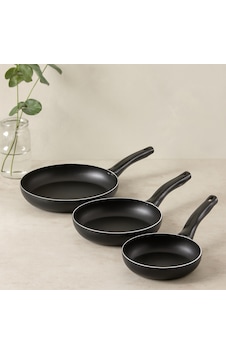 Teflon 3 Parça Tava Seti 16-20-24 Cm Çok Renkli Teflon 3 Parça Tava Seti 16-20-24 Cm Çok Renkli