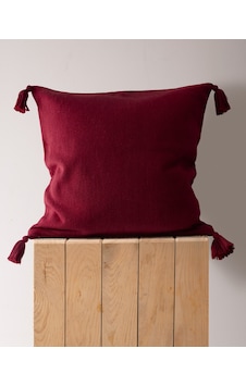 Madame Coco Virlet %100 Pamuk Kırlent Kılıfı - Kırmızı/Bej -45 x 45 CM Madame Coco Virlet %100 Pamuk Kırlent Kılıfı - Kırmızı/Bej -45 x 45 CM