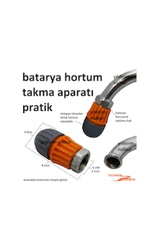 Batarya Hortum Bağlama Aparatı Kelepçesiz Pratik Plastik İçten Di Batarya Hortum Bağlama Aparatı Kelepçesiz Pratik Plastik İçten Di