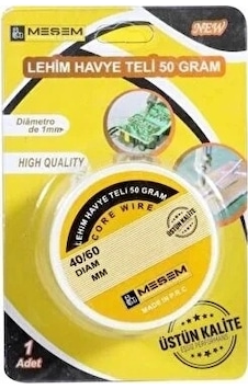 Meşem Lehim Havye Teli 50 Gram 4141 Meşem Lehim Havye Teli 50 Gram 4141
