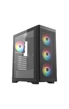 Fc-9480g 600w +80 Bronze Rgb 4x8120mm Fan Gaming Siyah Kasa