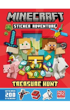 Minecraft Sticker Adventure: Treasure Hunt Ciltli Farshore Minecraft Sticker Adventure: Treasure Hunt Ciltli Farshore