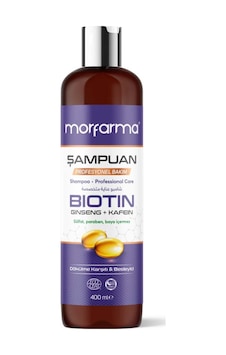 Morfarma Profesyonel Bakım Şampuanı - Biotin + Ginseng + Kafein 400 ML