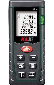 Kl Pro Kllzm40 40 Metre Lazer Mesafe Ölçer Hasssiyet 2mm Kl Pro Kllzm40 40 Metre Lazer Mesafe Ölçer Hasssiyet 2mm