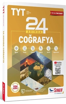 TYT Coğrafya 24 Adımda Konu Anlatımlı Soru Bankası - Sınav Dergisi Yayınları TYT Coğrafya 24 Adımda Konu Anlatımlı Soru Bankası - Sınav Dergisi Yayınları