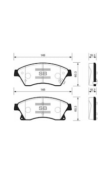 Sangsın Sp1362 Ön Fren Balata Chevrolet Cruze 1.6l J300 09- / Opel Astra J 09- 276 Mm Fren Diski İçin - 15 İnc Jant 13301207-1605169-1605261-13412272 Sangsın Sp1362 Ön Fren Balata Chevrolet Cruze 1.6l J300 09- / Opel Astra J 09- 276 Mm Fren Diski İçin - 15 İnc Jant 13301207-1605169-1605261-13412272