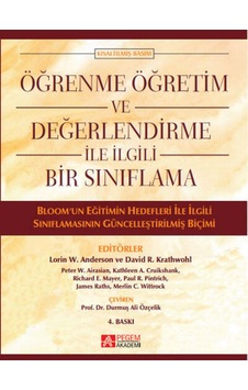 Pegem Akademi Yayıncılık - Öğrenme Öğretim ve Değerlendirme ile İlgili Bir Sınıflama Pegem Akademi Yayıncılık - Öğrenme Öğretim ve Değerlendirme ile İlgili Bir Sınıflama