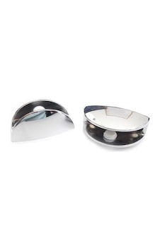 Oval Krom Etejer Camı Tutucu Takımı Oval Krom Etejer Camı Tutucu Takımı