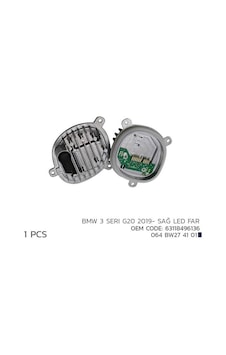 Nıken 064bw274101 Bmw 3 Serı G20 2019- Sağ Led Far Modül 63118496136 63118496136 -