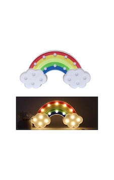 Led Işıklı Gökkuşağı Gece Lambası Çok Renkli Led Işıklı Gökkuşağı Gece Lambası Çok Renkli