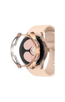 Samsung Galaxy Watch 4 44mm İçin Kılıf 360 Full Round Soft Silicone Rose Gold Galaxy Watch 4 44mm İle Uyumlu Kılıf - Rose Gold Çok Renkli Samsung Galaxy Watch 4 44mm İçin Kılıf 360 Full Round Soft Silicone Rose Gold Galaxy Watch 4 44mm İle Uyumlu Kılıf - Rose Gold Çok Renkli