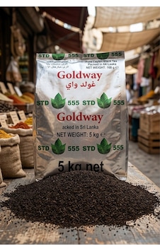 555 Dökme Barut Çay 5 Kg Net Güneydoğu Çay Kültürünün Sevilen Lezzeti Sri Lanka Harmanı
