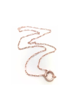 Gümüş İtalyan Boyun Zinciri Uc632e3 Rose Gold Gümüş İtalyan Boyun Zinciri Uc632e3 Rose Gold