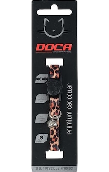 Doca Premium Leopard Desenli Kedi Boyun Tasması Doca Premium Leopard Desenli Kedi Boyun Tasması