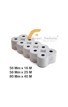 Termal Yazar Kasa Kağıt Pos Rulo 56 Mm X 25 M 10'lu Paket Diğer