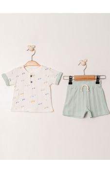 Kidaxi Kd53421 Jakarlı Örme 2'li Bebek Takımı 3-6 Ay / 6-9 Ay / 9-12 Ay / 18-24 Ay Mint Kidaxi Kd53421 Jakarlı Örme 2'li Bebek Takımı 3-6 Ay / 6-9 Ay / 9-12 Ay / 18-24 Ay Mint