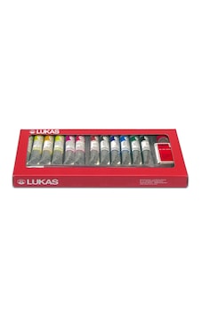 Lukas Studio Yağlı Boya Seti 12 Renk X 20 ML +Terebentin+3 Fırça
