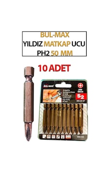 Bul Max Yıldız Matkap Ucu Ph2 50 Mm Mıknatıslı